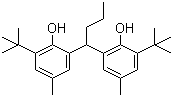 structure of CAS# 4081-14-5, 2,2'-Butylidenebis(6-tert-butyl-p-cresol);2,2'-Butylidene bis[6-dimethylethyl]-4-methylphenol