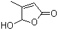 4-甲基-5-羟基呋喃-2-酮分子结构 (CAS 40834-42-2)
