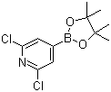 structure of CAS# 408492-27-3, 2,6-Dichloropyridine-4-boronic acid pinacol ester