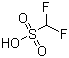 结构式 CAS# 40856-07-3, 二氟甲磺酸