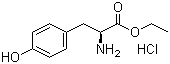 Ethyl L-tyrosinate hydrochloride molecular structure (CAS 4089-07-0)