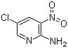 2-氨基-5-氯-3-硝基吡啶分子结构 (CAS 409-39-2)