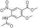 structure of CAS# 4093-41-8, Methyl 4-(acetylamino)-2-methoxy-5-nitrobenzoate