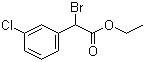 structure of CAS# 41024-33-3, Ethyl 2-bromo-2-(3-chlorophenyl)acetate;2-(3-Chlorophenyl)-2-bromoacetic acid ethyl ester