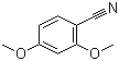 结构式 CAS# 4107-65-7, 2,4-二甲氧基苯甲腈; 2,4-二甲氧基苯腈