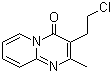 结构式 CAS# 41078-70-0, 3-(2-氯乙基)-2-甲基吡啶并[1,2-a]嘧啶-4-酮