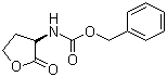 structure of CAS# 41088-89-5, (R)-Benzyl 2-oxotetrahydrofuran-3-ylcarbamate;Cbz-D-homoserine lactone