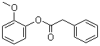 结构式 CAS# 4112-89-4, 苯乙酸 2-甲氧基苯酯