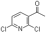 structure of CAS# 412018-50-9, 3-Acetyl-2,6-dichloropyridine;1-(2,6-Dichloropyridin-3-yl)ethanone