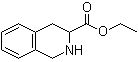结构式 CAS# 41234-43-9, 1,2,3,4-四氢异喹啉-3-羧酸乙酯
