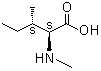 structure of CAS# 4125-98-8, N-Methyl-L-isoleucine;N-Methyl-L-isoleucine; N-Methylisoleucine
