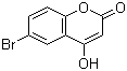结构式 CAS# 4139-61-1, 6-溴-4-羟基香豆素