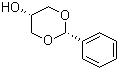 structure of CAS# 4141-19-9, cis-2-Phenyl-1,3-dioxan-5-ol;cis-1,3-O-Benzylideneglycerol