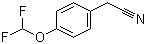 structure of CAS# 41429-16-7, 4-(Difluoromethoxy)phenylacetonitrile