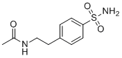 结构式 CAS# 41472-49-5, N-{2-[4-(氨基磺酰基)苯基]乙基}乙酰胺