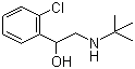 结构式 CAS# 41570-61-0, 妥布特罗; alpha-[(叔丁基氨基)甲基]-邻氯苯甲醇