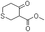 structure of CAS# 4160-61-6, Methyl 4-oxotetrahydrothiopyran-3-carboxylate;3-(Carbomethoxy)tetrahydrothiopyran-4-one; 3-Carbomethoxytetrahydro-1,4-thiapyrone; 3-Methoxycarbonyl-4-thianone; Methyl tetrahydrothiopyran-4-one-3-carboxylate