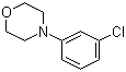 结构式 CAS# 41605-90-7, 4-(3-氯苯基)吗啉