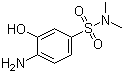 4-氨基-3-羟基-N,N-二甲基苯磺酰胺分子结构 (CAS 41608-75-7)