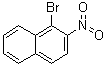 结构式 CAS# 4185-55-1, 1-溴-2-硝基萘