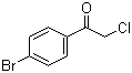 2-Chloro-4'-bromoacetophenone molecular structure (CAS 4209-02-3)