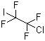 structure of CAS# 421-78-3, 1-Chloro-2-iodotetrafluoroethane