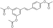结构式 CAS# 42206-94-0, 乙酰化白藜芦醇