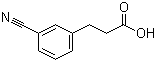 结构式 CAS# 42287-97-8, 3-氰基苯丙酸