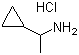 结构式 CAS# 42390-64-7, 1-环丙基乙胺盐酸盐