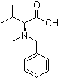 structure of CAS# 42492-62-6, N-Benzyl-N-methyl-L-valine;NSC 86090