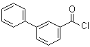 structure of CAS# 42498-44-2, Biphenyl-3-carbonyl chloride;3-Phenylbenzoyl chloride