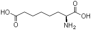 L-2-Aminosuberic acid molecular structure (CAS 4254-88-0)