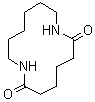 structure of CAS# 4266-66-4, 1,8-Diazacyclotetradecane-2,7-dione