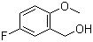 结构式 CAS# 426831-32-5, 5-氟-2-甲氧基苄醇; 5-氟-2-甲氧基苯甲醇