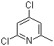 structure of CAS# 42779-56-6, 2,4-Dichloro-6-methylpyridine