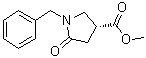 structure of CAS# 428518-36-9, (3R)-5-Oxo-1-(phenylmethyl)-3-pyrrolidinecarboxylic acid methyl ester
