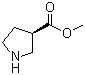 结构式 CAS# 428518-43-8, (R)-3-吡咯烷甲酸甲酯