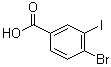 结构式 CAS# 42860-06-0, 4-溴-3-碘苯甲酸