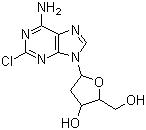 structure of CAS# 4291-63-8, Cladribine;2-Chloro-2'-deoxyadenosine