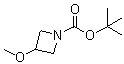 结构式 CAS# 429669-07-8, 3-甲氧基吖丁啶-1-羧酸叔丁酯