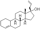 结构式 CAS# 432-60-0, 烯丙雌醇