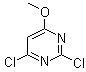 structure of CAS# 43212-41-5, 2,4-Dichloro-6-methoxypyrimidine;2,6-Dichloro-4-methoxypyrimidine