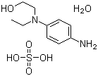N-Ethyl-N-(2-hydroxyethyl)-1,4-phenylenediamine sulfate  molecular structure (CAS 4327-84-8)