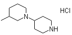 结构式 CAS# 436099-89-7, 3-甲基-1,4'-联哌啶单盐酸盐