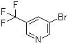 3-溴-5-(三氟甲基)吡啶分子结构 (CAS 436799-33-6)