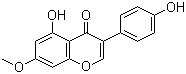 结构式 CAS# 437-64-9, 4',5-二羟基-7-甲氧基异黄酮