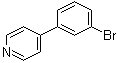 结构式 CAS# 4373-72-2, 4-(3-溴苯基)吡啶