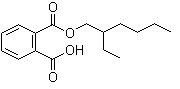 结构式 CAS# 4376-20-9, 邻苯二甲酸单(2-乙基己基)酯