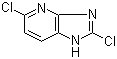 structure of CAS# 438190-90-0, 2,5-Dichloro-1H-imidazo[4,5-b]pyridine