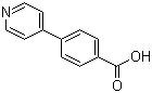 4-吡啶-4-基苯甲酸分子结构 (CAS 4385-76-6)